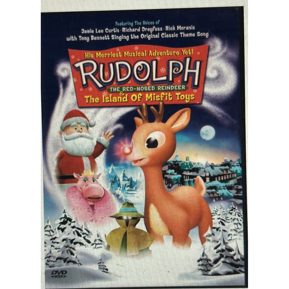 Rudolph The Red Nosed Reindeer Island of Misfit Toys DVD Christmas Disc Only